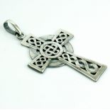 Krzyż celtycki zwykły, posrebrzany (M)